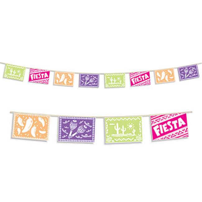 DDI 1906521 Fiesta Picado Style Pennant Banner Case of 12
