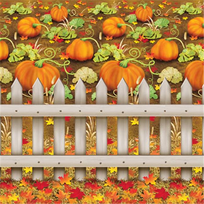 Beistle 90023 Pumpkin Patch Backdrop- Pack Of 6