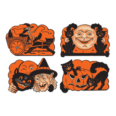 Picture of Beistle 01182 Halloween Cutouts&#44; Pack Of 12