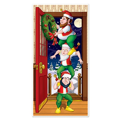 Picture of DDI 1906067 Christmas Elves Door Cover Case of 12