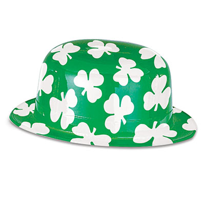 Picture of Beistle 33626-25 Plastic Shamrock Derby&#44; Pack Of 25