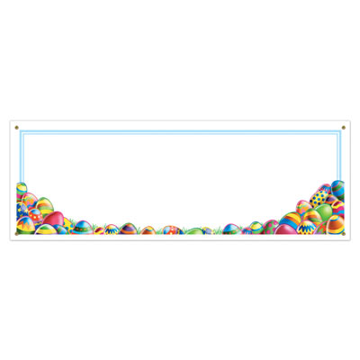 DDI 1906149 Easter Egg Hunt Sign Banner Case of 12