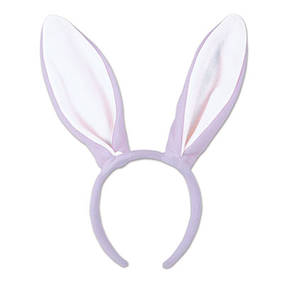 Picture of Beistle 40771-LW Soft-Touch Bunny Ears&#44; Pack Of 12