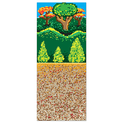 DDI 1906203 Forest 8-Bit Backdrop Case of 6