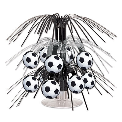 Picture of Beistle 54098 Soccer Ball Mini Cascade Centerpiece- Pack Of 12