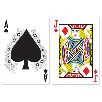 Picture of DDI 1906496 Jumbo Blackjack Cutouts Case of 12
