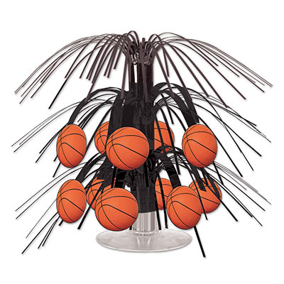 Picture of Beistle 54586 Basketball Mini Cascade Centerpiece- Pack Of 12