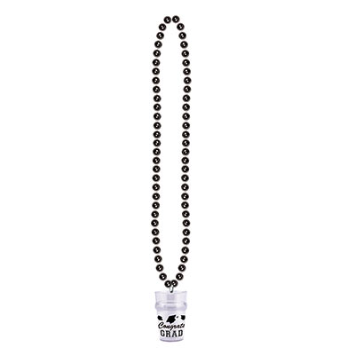 Picture of Beistle 54652-BK Beads With Grad Glass- Black - Pack Of 12