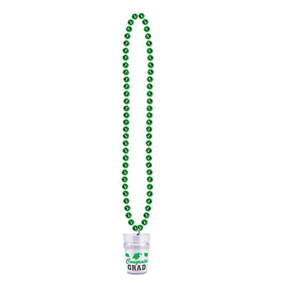 Picture of Beistle 54652-G Beads With Grad Glass- Green - Pack Of 12