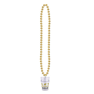 Picture of Beistle 54652-GD Beads With Grad Glass- Gold - Pack Of 12