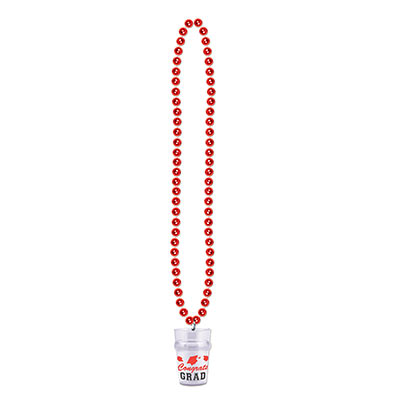Picture of Beistle 54652-R Beads With Grad Glass- Red - Pack Of 12