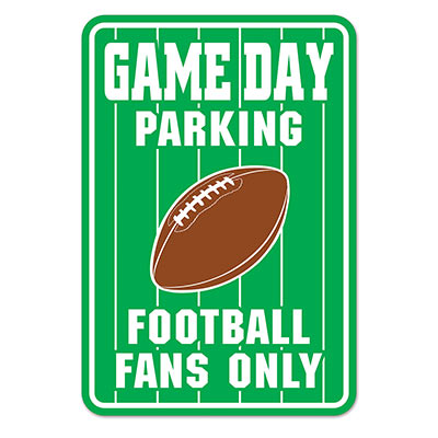 Picture of Beistle 54660 Game Day Parking Sign&#44; Pack Of 24