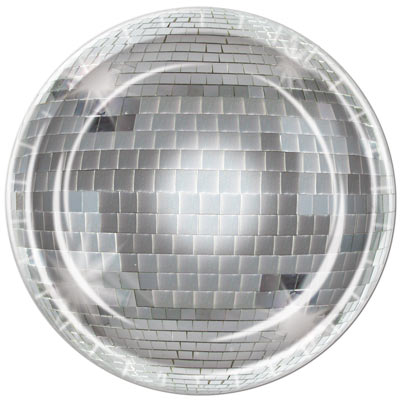 Picture of Beistle 58025 Disco Ball Plates&#44; Pack Of 12