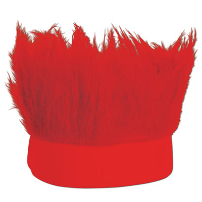 Picture of DDI 1907988 Hairy Headband - Red Case of 12