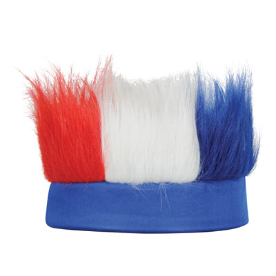 Picture of Beistle 60277-RWB Hairy Headband- Pack Of 12