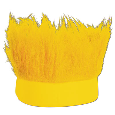 Picture of DDI 1907991 Hairy Headband - Yellow Case of 12
