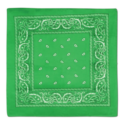 Picture of Beistle 60753-G Green Bandana- Pack Of 12
