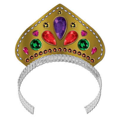 Picture of Beistle 66055 Printed Jeweled Tiara- Pack Of 72
