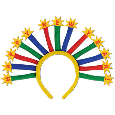Picture of Beistle 80734 Happy New Year Headband- Pack Of 12