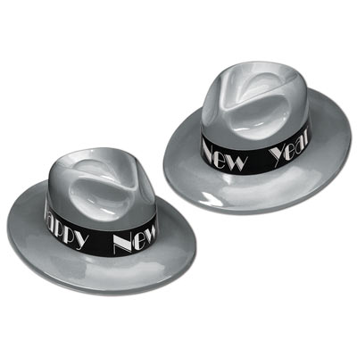 DDI 1908257 Silver Swing Fedora Case of 25 - Silver