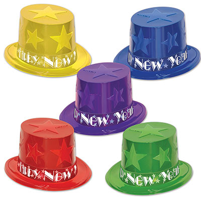 Picture of Beistle 88831-25 New Year Star Toppers- Pack Of 25
