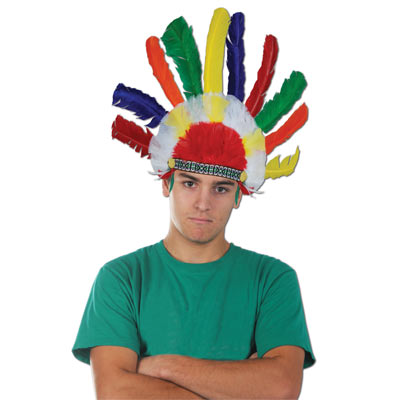 Picture of Beistle 90742 Indian Headdress- Pack Of 12