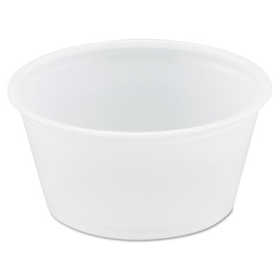 Picture of Solo Cups DCCP200N Polystyrene Portion Cups&#44; Translucent.