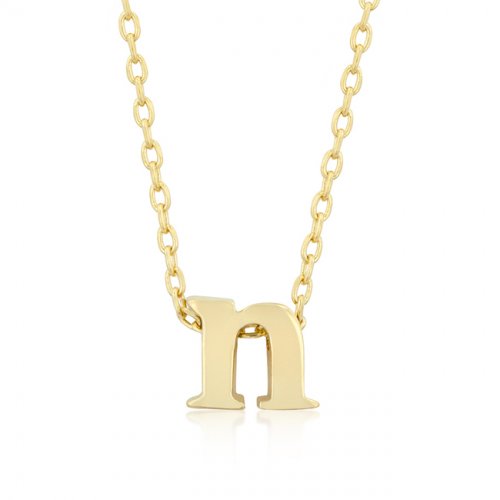Picture of Icon Bijoux P11409G-V00-N Golden Initial N Pendant