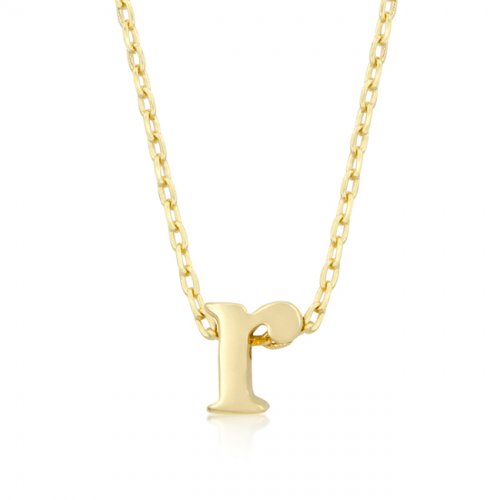 Picture of Icon Bijoux P11409G-V00-R Golden Initial R Pendant