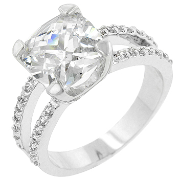 Picture of Icon Bijoux R07436R-C01-05 Pop Star Engagement Ring (Size: 05)