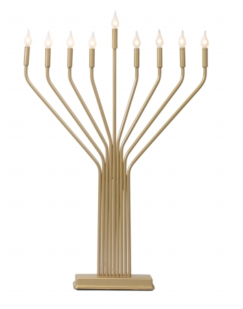 Picture of GiftMark EM-625-G Gold Color Electric Menorah