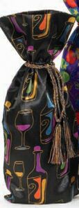 Picture of Joann Marie Designs IBT6X15BOT Printed Wine Bag - Bottles Pack of 12