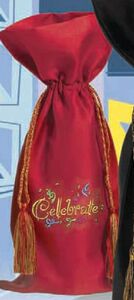 Picture of Joann Marie Designs IBTEMB3 Embroidered Wine Bag - Celebrate Pack of 12