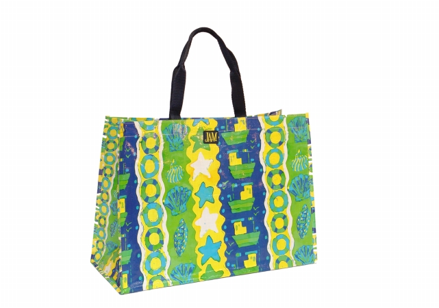 Picture of Joann Marie Designs P2LT2COAST Poly Lrg. Tote - Coast Pack of 6
