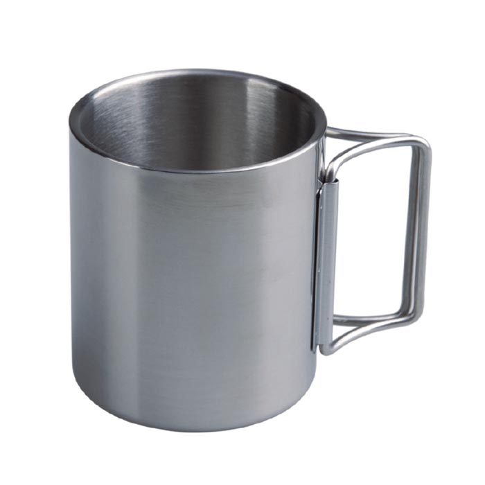 Double-Wall Cup - Stainless Steel, 220 ml.