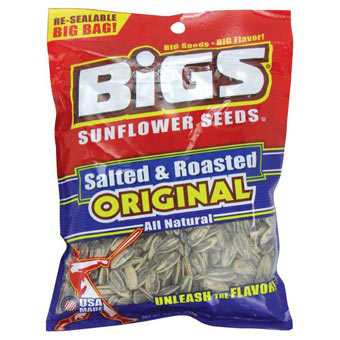 Salted and Roasted Sunflower Seeds 5.35 oz Pegged