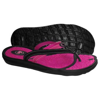 Picture of Haloa Misses Sandal&#44; Black & Pink - Size 2