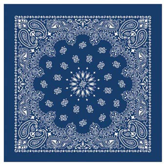 Picture of Bandanas Blue With Hang Tag