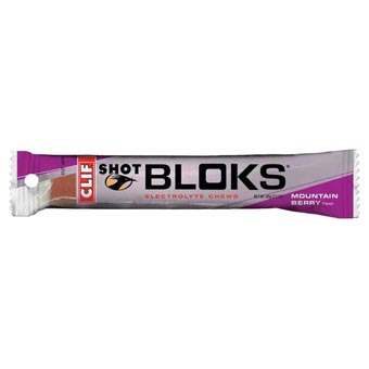Picture of Clif Shot Blok Mountain Berry Bar- Pack of 18