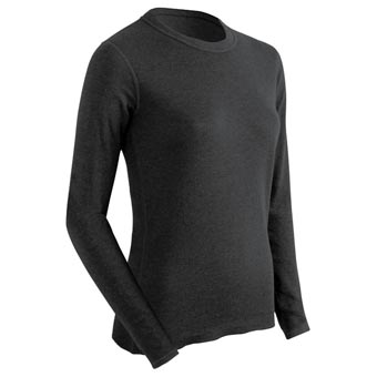 Picture of Enthusiast Polypro Women Top&#44; Black - Medium