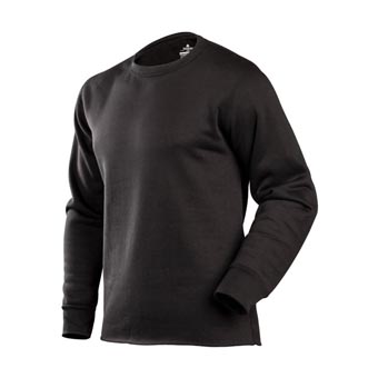 Men Expedition Base Layer Crew- Black - Large