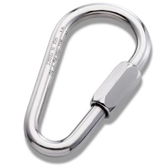 Steel Pear Quick Link Plated, 12 mm.