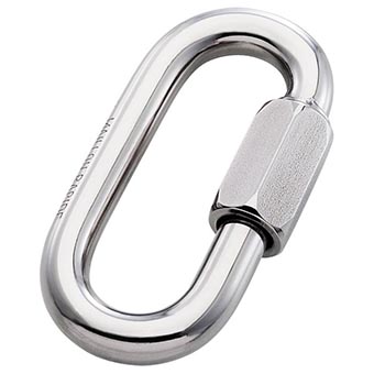 Steel Quick Link Std Plated, 9 mm.