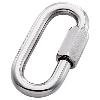 Steel Quick Link Std Plated, 8 mm.