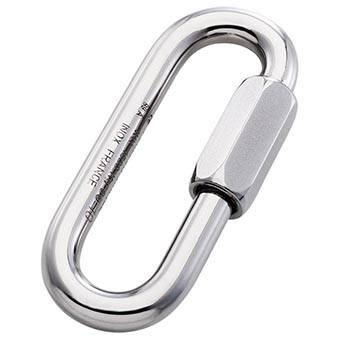 Steel Quick Link Long Plated- 8 mm.