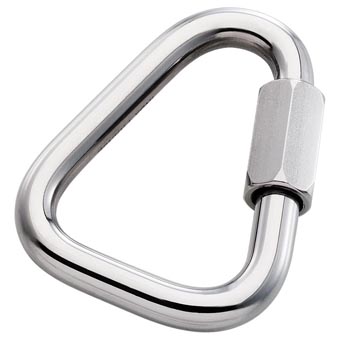 Steel Delta Quick Link Plated, 8 mm.
