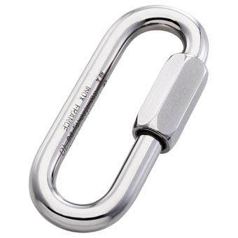 Steel Quick Link Long Plated, 10 mm.