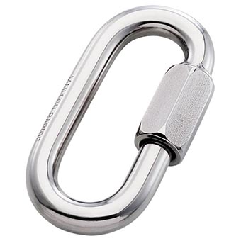 Steel Quick Link Std Stainless Plated- 10 mm.