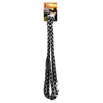 Picture of Braided Reflect Dog Leash- Black