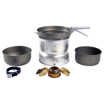 Ultralight Hard Anodized Stove Kit with Gas Burner